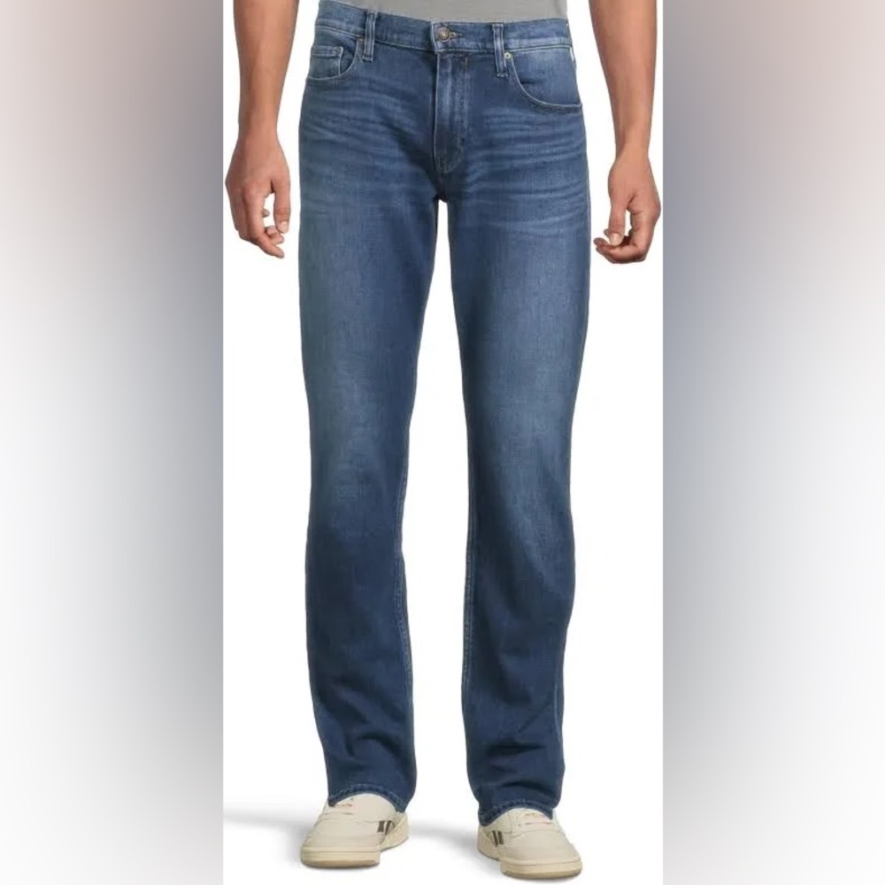 PAIGE Men's Federal Jean - BRAYTON color - Classic Blue Straight Jeans